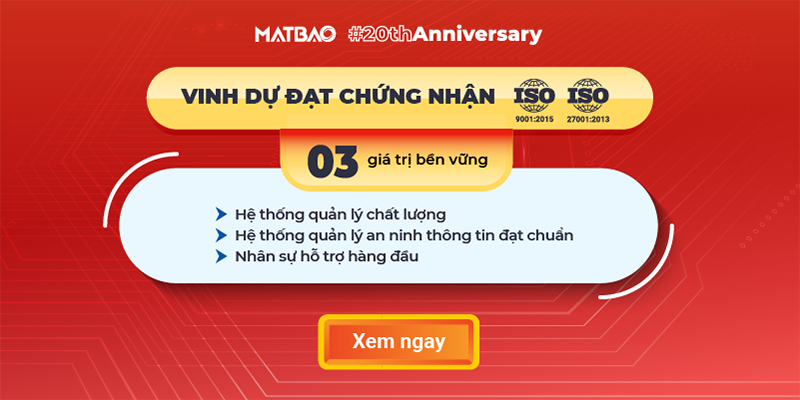 Vinh dự đạt chứng nhận ISO, Mắt Bão khẳng định hành trình 20 năm hình thành và phát triển